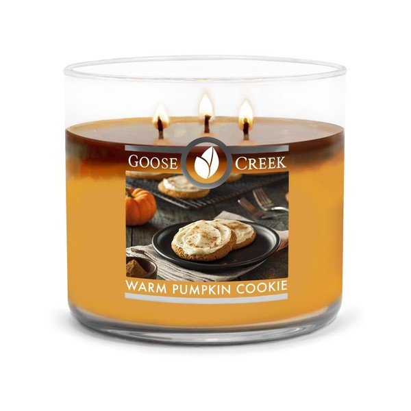 "Goose Creek Warm Pumpkin" kvapioji žvakė, deganti 35 valandas
