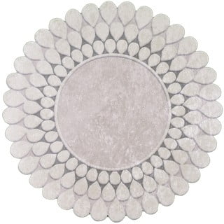Pilkas kilimas Vitaus Zinno Yesil, ⌀ 80 cm