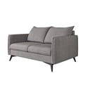 Sofa pilkos spalvos 138 cm Juli Bis – Ropez