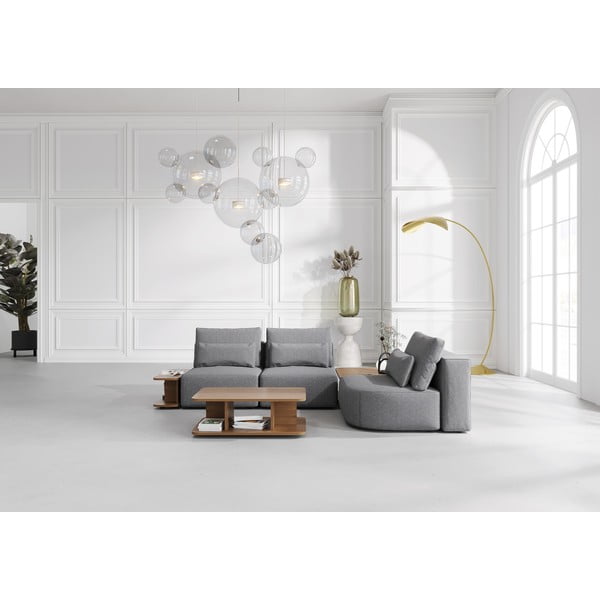 Modulinė sofa pilkos spalvos Riposo Ottimo – Sit Sit-image-1