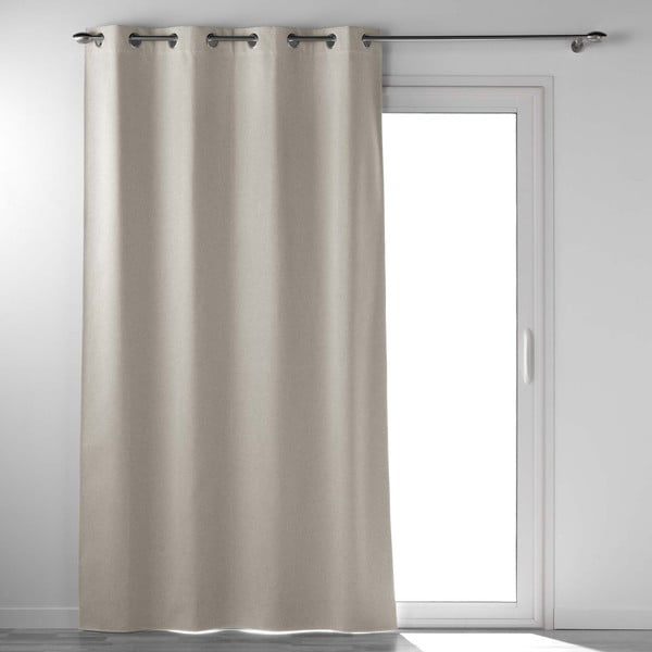 Visiškai užtemdo užuolaida smėlio spalvos 135x260 cm Occultiss – douceur d'intérieur