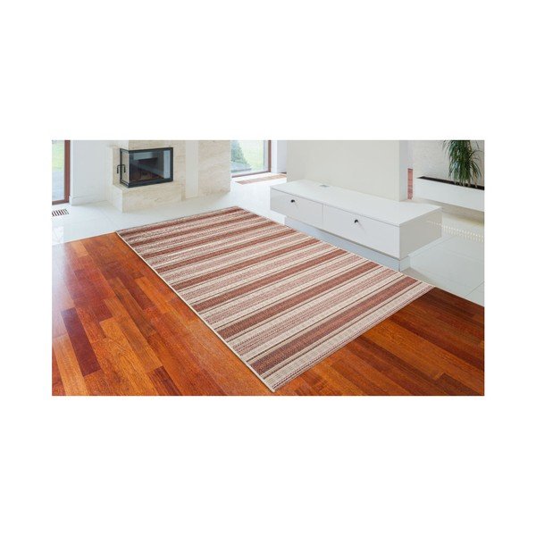 Smėlio ir raudonos spalvos lauko kilimas Floorita Riga, 135 x 190 cm-image-3