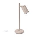 Taupe spalvos iš metalo stalinis šviestuvas (aukštis 43 cm) Gleam – Sollux