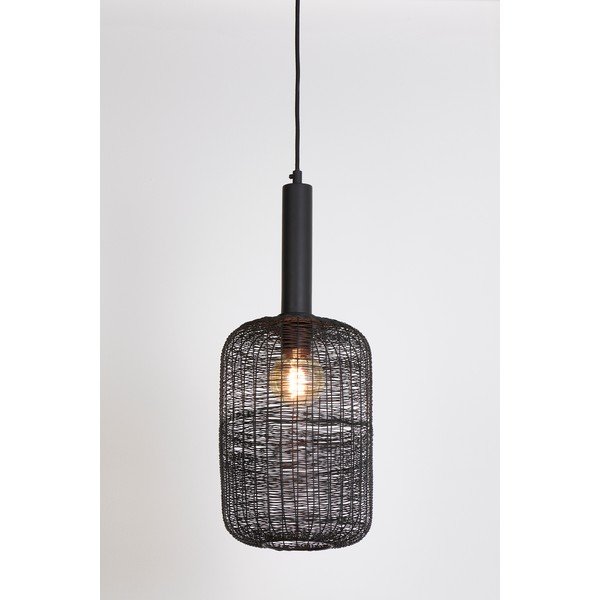 Juodas lubinis šviestuvas ø 22 cm Lekang - Light & Living-image-1