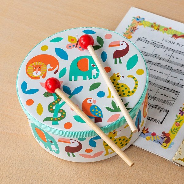Vaikiškas muzikinis žaislas Drum Wild Wonders – Rex London-image-1