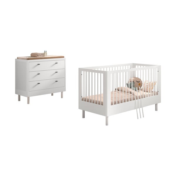 Iš buko masyvo vaikiškų baldų komplektas 2 vnt. Forrest – Vipack