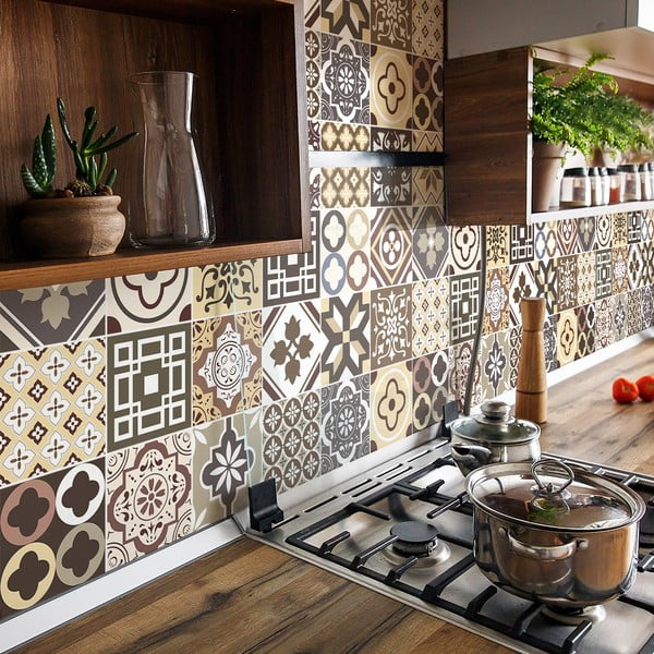 24 sienų lipdukų rinkinys Ambiance Kenjito, 15 x 15 cm-image-3