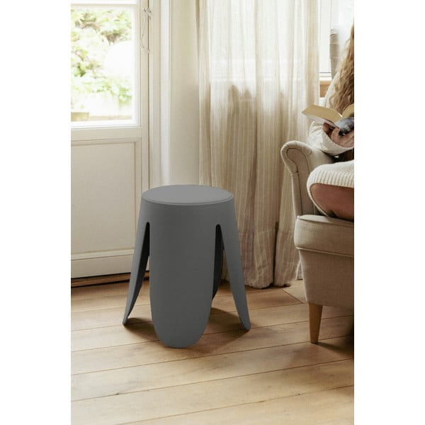 Iš plastiko taburetė antracito spalvos Comiso – Wenko-image-1
