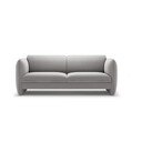Šviesiai pilkos spalvos sofa iš velveto 204 cm Georgia – Micadoni 