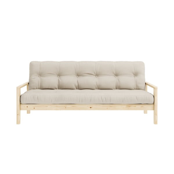 Sulankstoma sofa smėlio spalvos 205 cm Knob – Karup Design