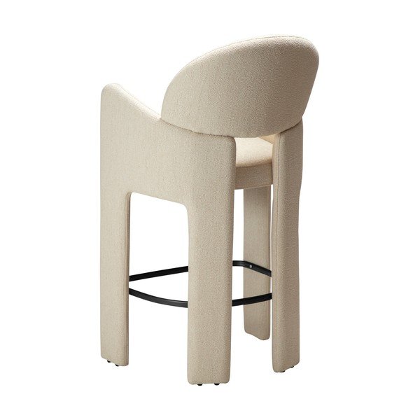 Smėlio spalvos baro taburetė (sėdynės aukštis 68,5 cm) Aole – DAN-FORM Denmark-image-4
