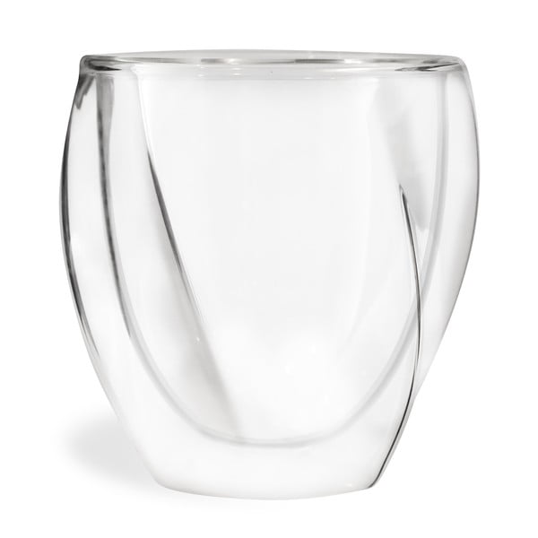 Puodeliai 2 vnt. kapučino/su dviguba sienele 250 ml Cristallo – Vialli Design-image-4