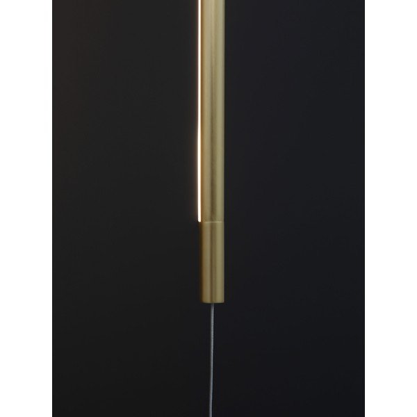 Žalvario spalvos iš aliuminio pastatomas šviestuvas LED (aukštis 300 cm) Elettra – Nova Luce-image-2