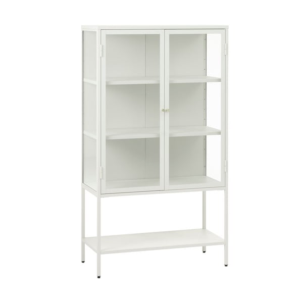 Iš metalo vitrina baltos spalvos 90x160 cm Carmel – Unique Furniture-image-1