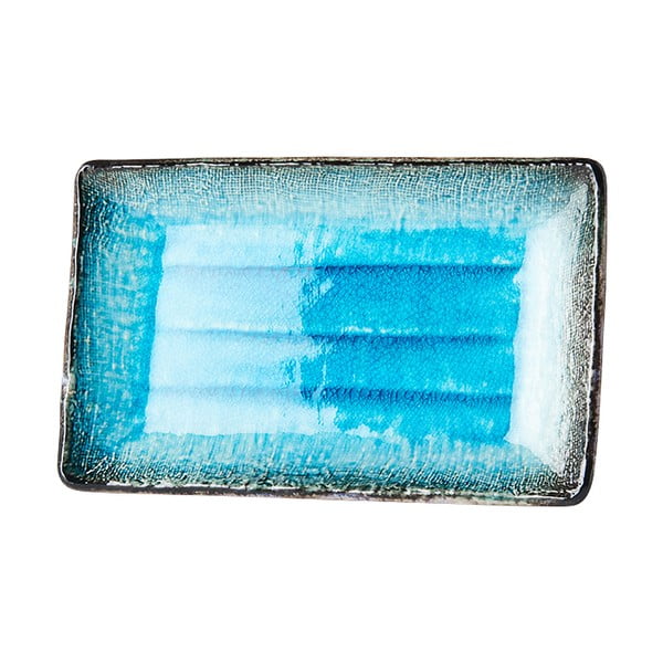 Mėlyna keraminė lėkštė MIJ Sky, 21 x 13,5 cm