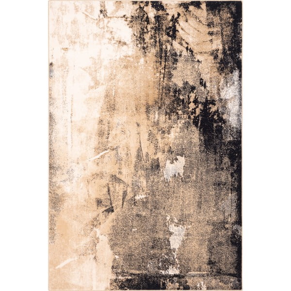 Kilimas iš vilnos smėlio spalvos 133x180 cm Eddy – Agnella