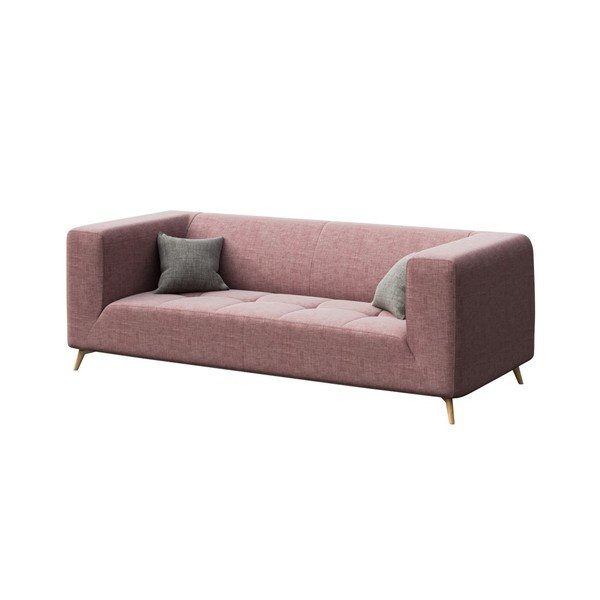 Rožinė sofa MESONICA Toro, 217 cm-image-2