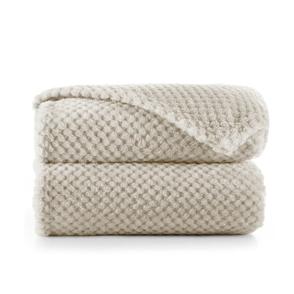 Šviesiai rudos spalvos pledas iš mikropluošto DecoKing Henry, 170 x 210 cm-image-2