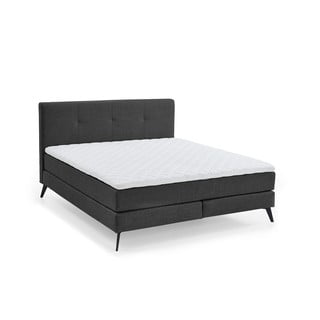 Tamsiai pilka lova su spintelėmis 180x200 cm Jona - Meise Möbel