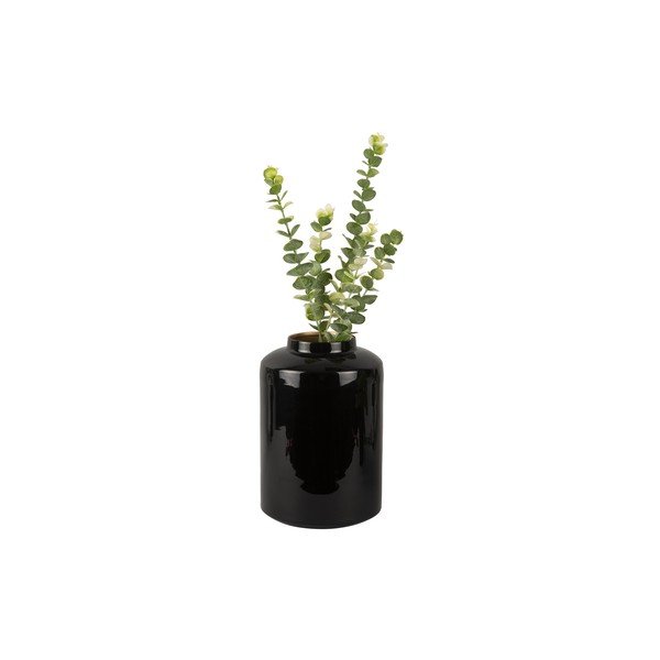 Juodos spalvos emaliuota vaza PT LIVING Grand, aukštis 28 cm-image-1