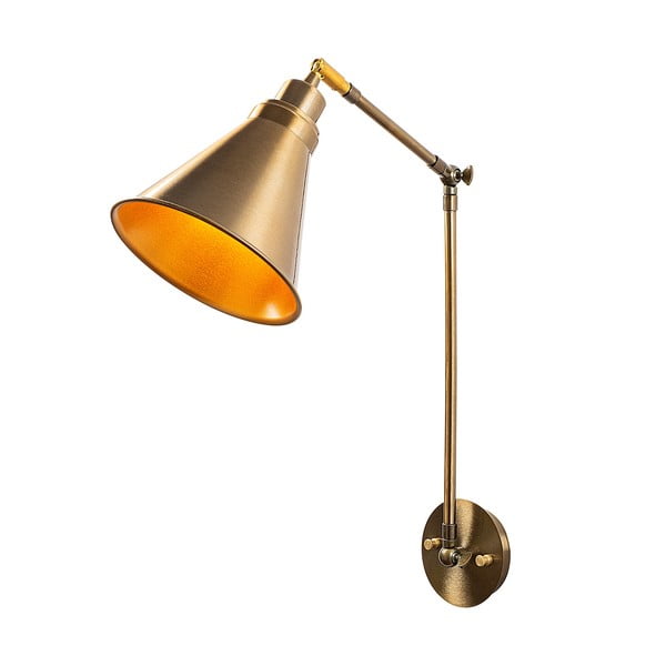 Auksinės spalvos sieninė lempa ø 20 cm Chicago – Opviq lights-image-2