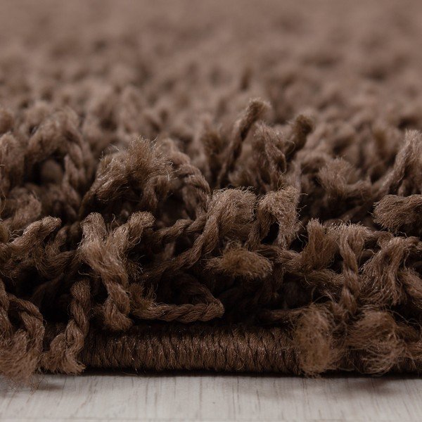 Tamsiai rudos spalvos apvalios formos kilimas ø 200 cm Life – Ayyildiz Carpets-image-2