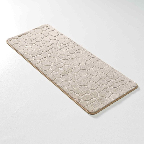 Smėlio spalvos iš tekstilės vonios kilimėlis 50x120 cm Ricochet – douceur d'intérieur-image-3