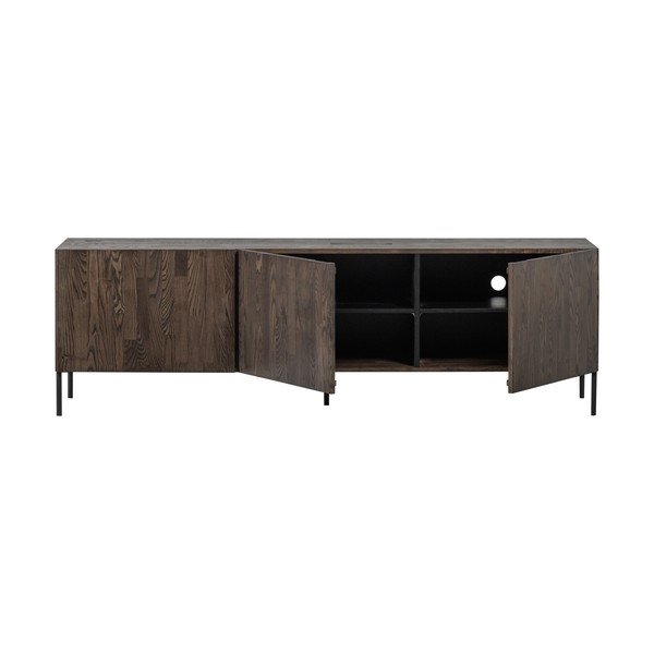 Rudos spalvos TV spintelė iš pušies masyvo 180x56x46 cm Bono – WOOOD-image-4