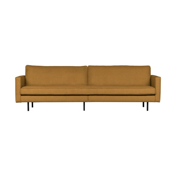 Tamsiai geltona sofa BePureHome Rodeo, 277 cm