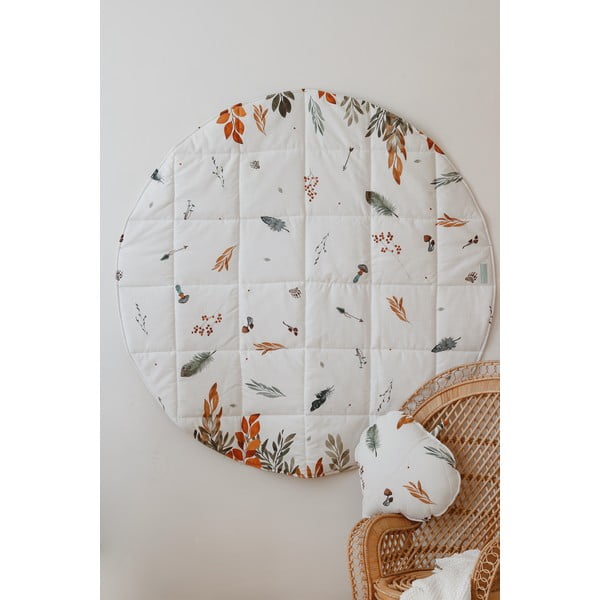 Baltas vaikiškas žaidimų kilimėlis Forest Friends - Moi Mili-image-1