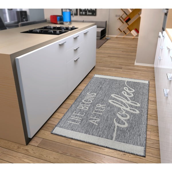 Kilimas pilkos spalvos 92x150 cm Cucina – Hanse Home-image-1