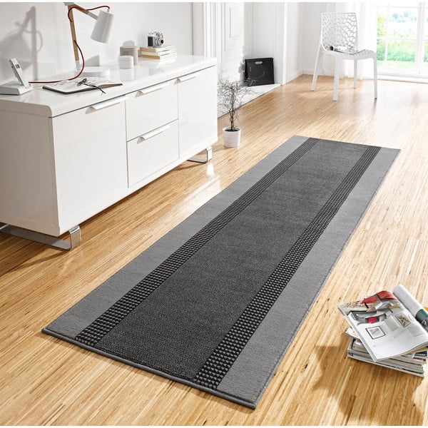 Pilkas kilimas Hanse Home Basic, 80 x 300 cm-image-1