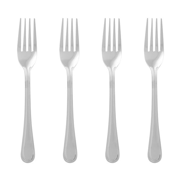 Sidabrinės spalvos šakutės iš nerūdijančio plieno 4 vnt. Classic – Premier Housewares