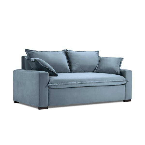 Šviesiai mėlyna sofa-lova Kooko Home Mezzo-image-2