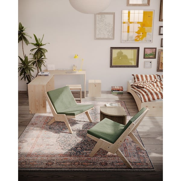 Žalios spalvos krėslas Sway – Karup Design-image-1