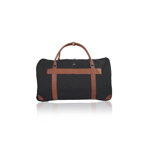 Juodas kelioninis krepšys ant ratų GENTLEMAN FARMER Oslo, 40 l-image-1