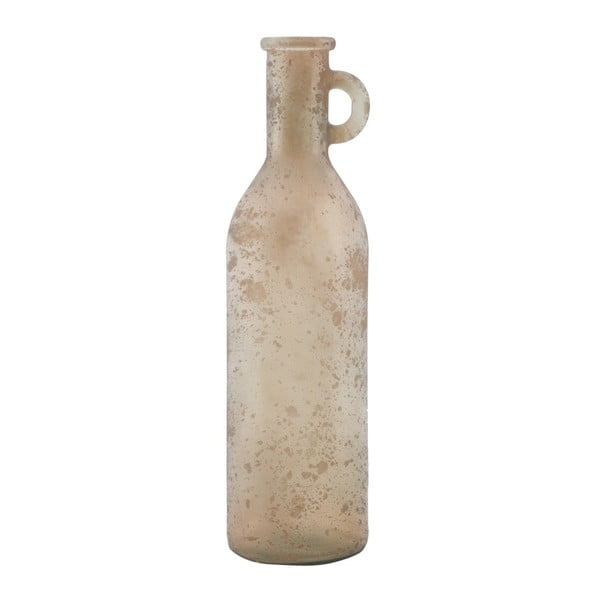 Smėlio spalvos perdirbto stiklo vaza Mauro Ferretti Roma, ⌀ 13 cm