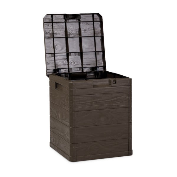 Sodo daiktadėžė tamsiai rudos spalvos Woodys – Toomax-image-3
