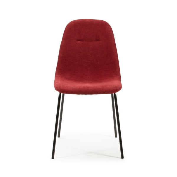 Valgomojo kėdės raudonos spalvos 4 vnt. Renne – Marckeric-image-2