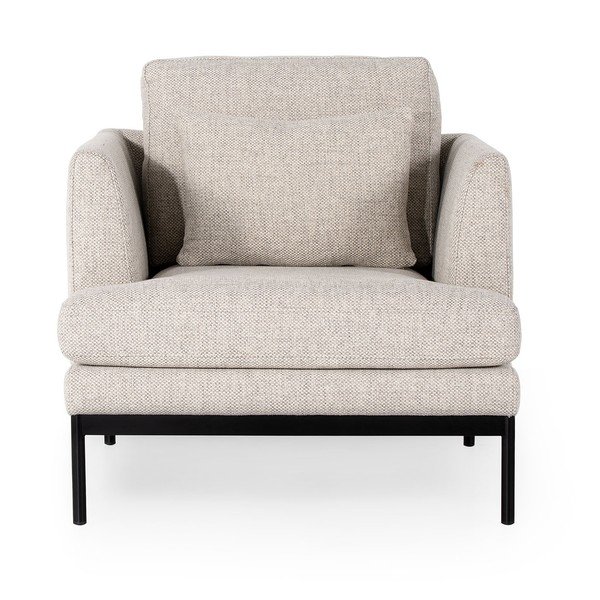 Šviesios smėlio spalvos krėslas Ndesign Pearl-image-1