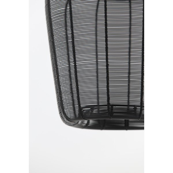 Juodas lubinis šviestuvas ø 23 cm Adeta - Light & Living-image-1