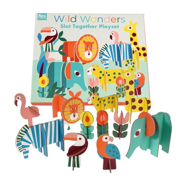 Medinis sulankstomas žaidimas Wild Wonders - Rex London-image-3
