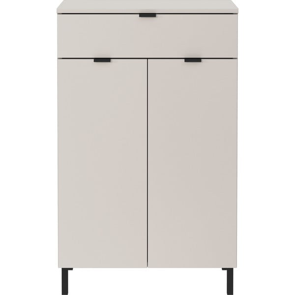 Kreminės spalvos aukšta vonios daiktadėžė 60x97 cm Arcena – Germania