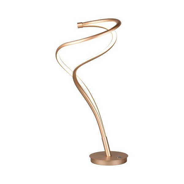 Stalinis šviestuvas auksinės spalvos LED (aukštis 56 cm) su metaliniu gaubtu Nala – Trio Select-image-2
