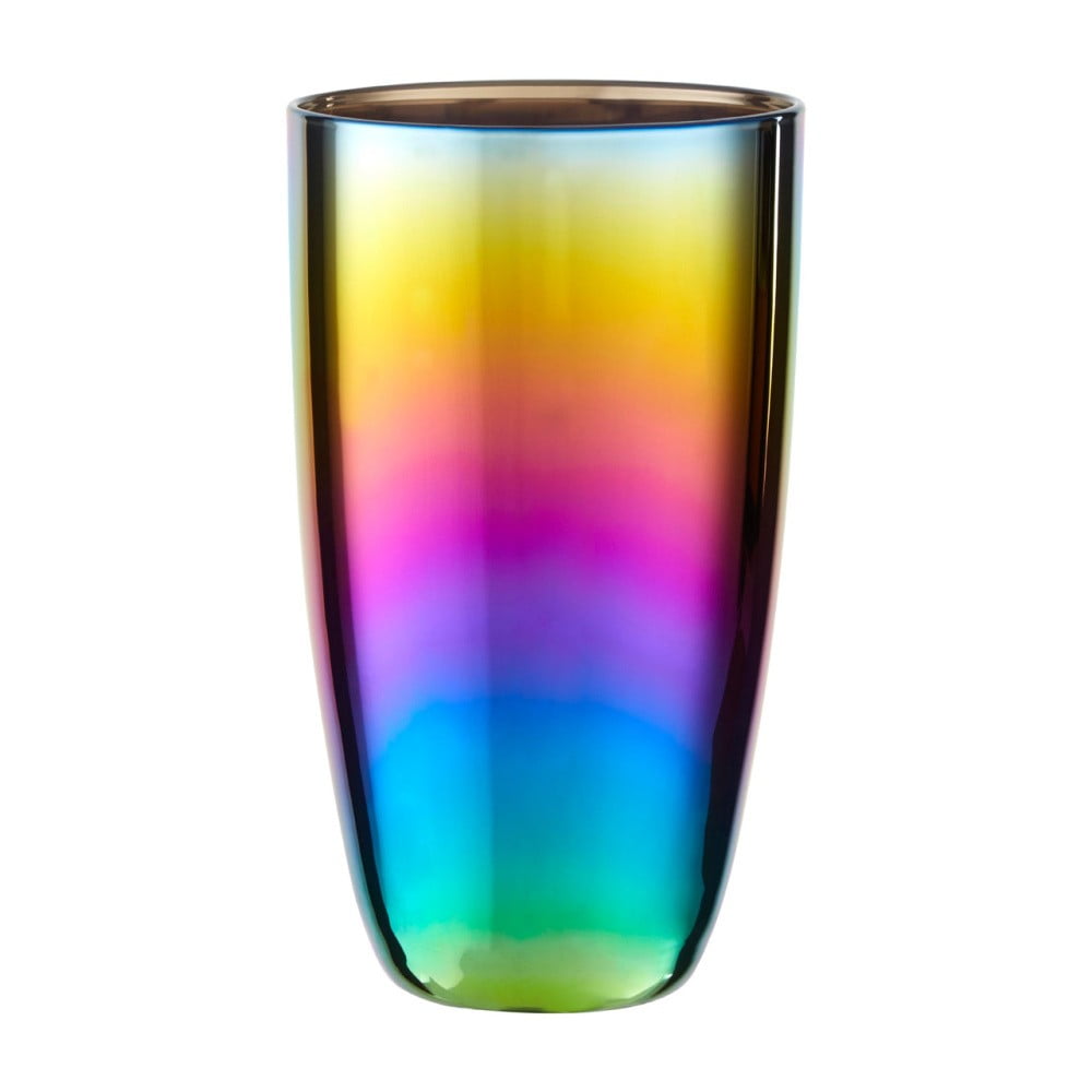 4 vaivorykštės efekto stiklinių rinkinys Premier Housewares Rainbow, 507 ml
