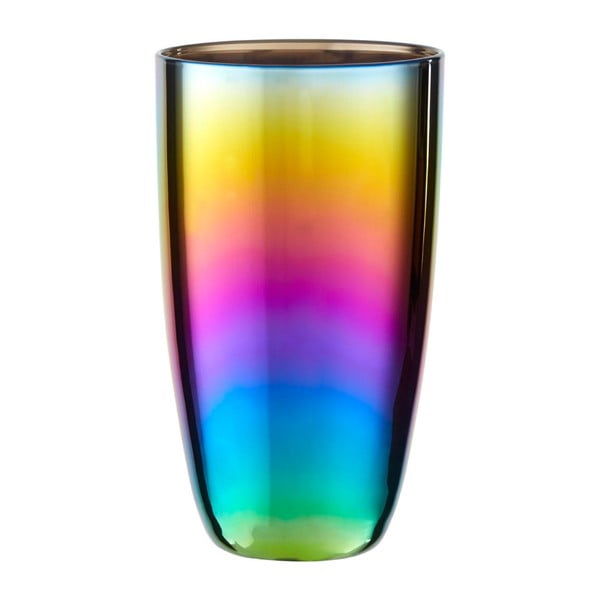 4 vaivorykštės efekto stiklinių rinkinys Premier Housewares Rainbow, 507 ml