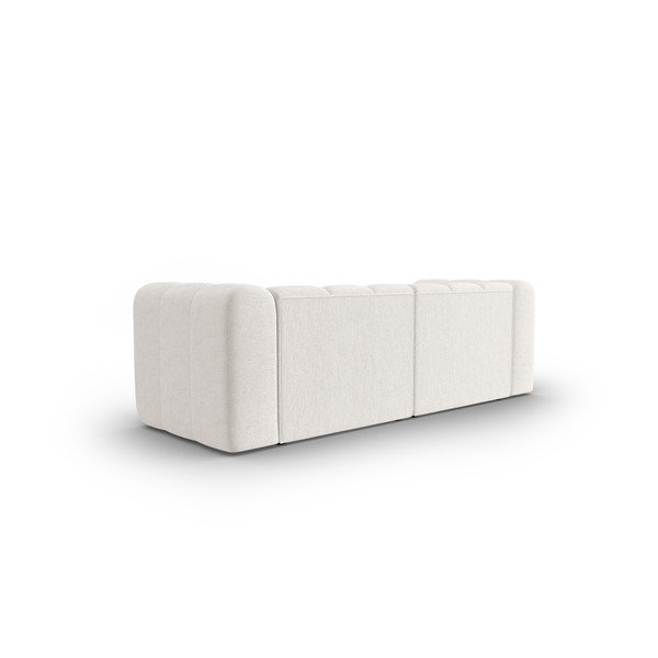 Sofa baltos spalvos 228 cm Lupine – Micadoni Home-image-4