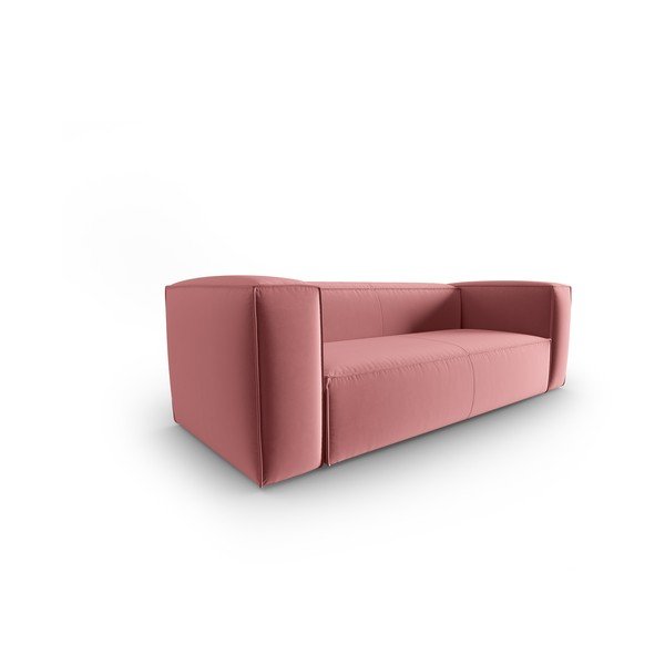 Iš velveto sofa rožinės spalvos 200 cm Mackay – Cosmopolitan Design-image-2