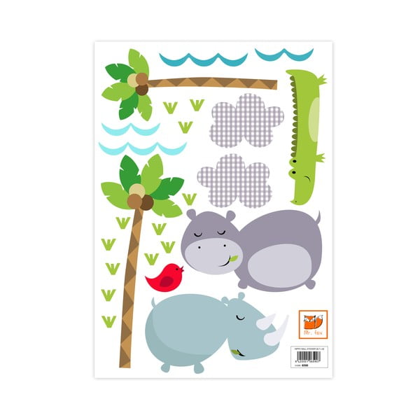 Sienų lipdukas Hippo-image-1