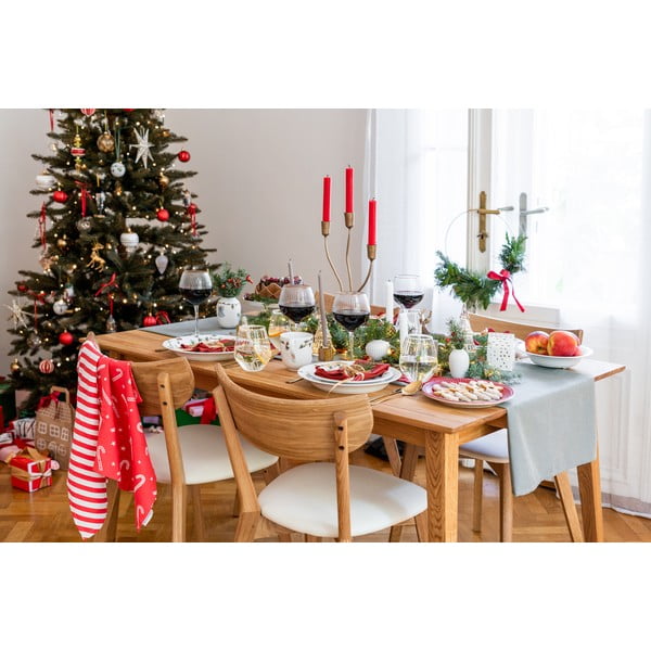 Iš medvilnės virtuvės rankšluosčiai 4 vnt. su Kalėdų motyvu 50x70 cm Candy Cane – Catherine Lansfield-image-3